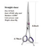Fenice Professional Dog Grooming Scissors - 7.0/8.0 Inch Thinning Chunker Shears (JP440C) - Image 12
