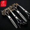 Fenice Professional Dog Grooming Scissors - 7.0/8.0 Inch Thinning Chunker Shears (JP440C) - Image 16