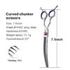 Fenice Professional Dog Grooming Scissors - 7.0/8.0 Inch Thinning Chunker Shears (JP440C) - Image 4