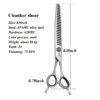 Fenice Professional Dog Grooming Scissors - 7.0/8.0 Inch Thinning Chunker Shears (JP440C) - Image 9