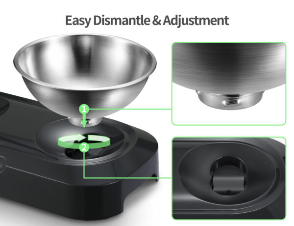YES4PETS Stainless Steel Pet Bowl Water Bowls Portable Anti Slip Skid Feeder Dog Rabbit Cat - Image 8