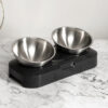 YES4PETS Stainless Steel Pet Bowl Water Bowls Portable Anti Slip Skid Feeder Dog Rabbit Cat - Image 9